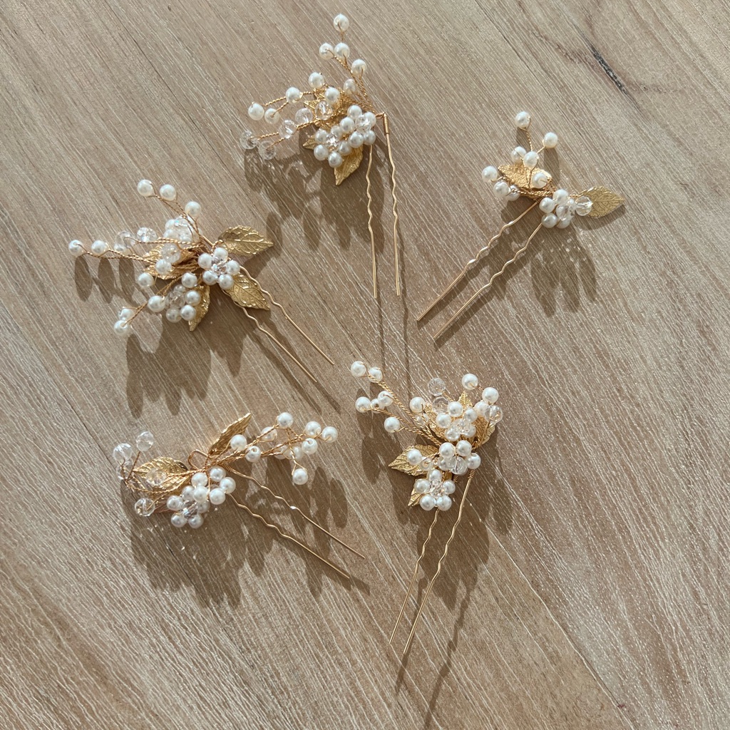 Brand New Set Of 5 Free People Hair Pins